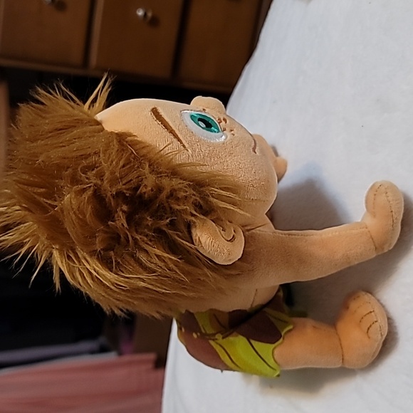 Disney Store Plush Croods Caveman Kid Baby Stuffed Toy Pixar 7" Crawling - Picture 2 of 8
